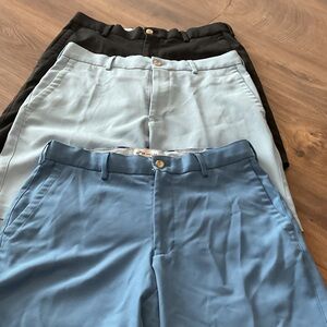 Three Pairs Peter Millar golf shorts size 30